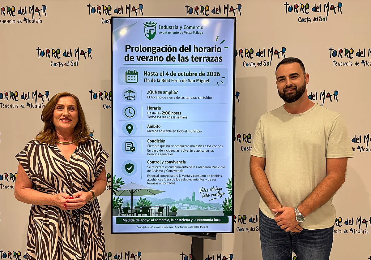 Las terrazas de la hostelería de Vélez-Málaga podrán cerrar a las dos de la madrugada hasta el 4 de octubre