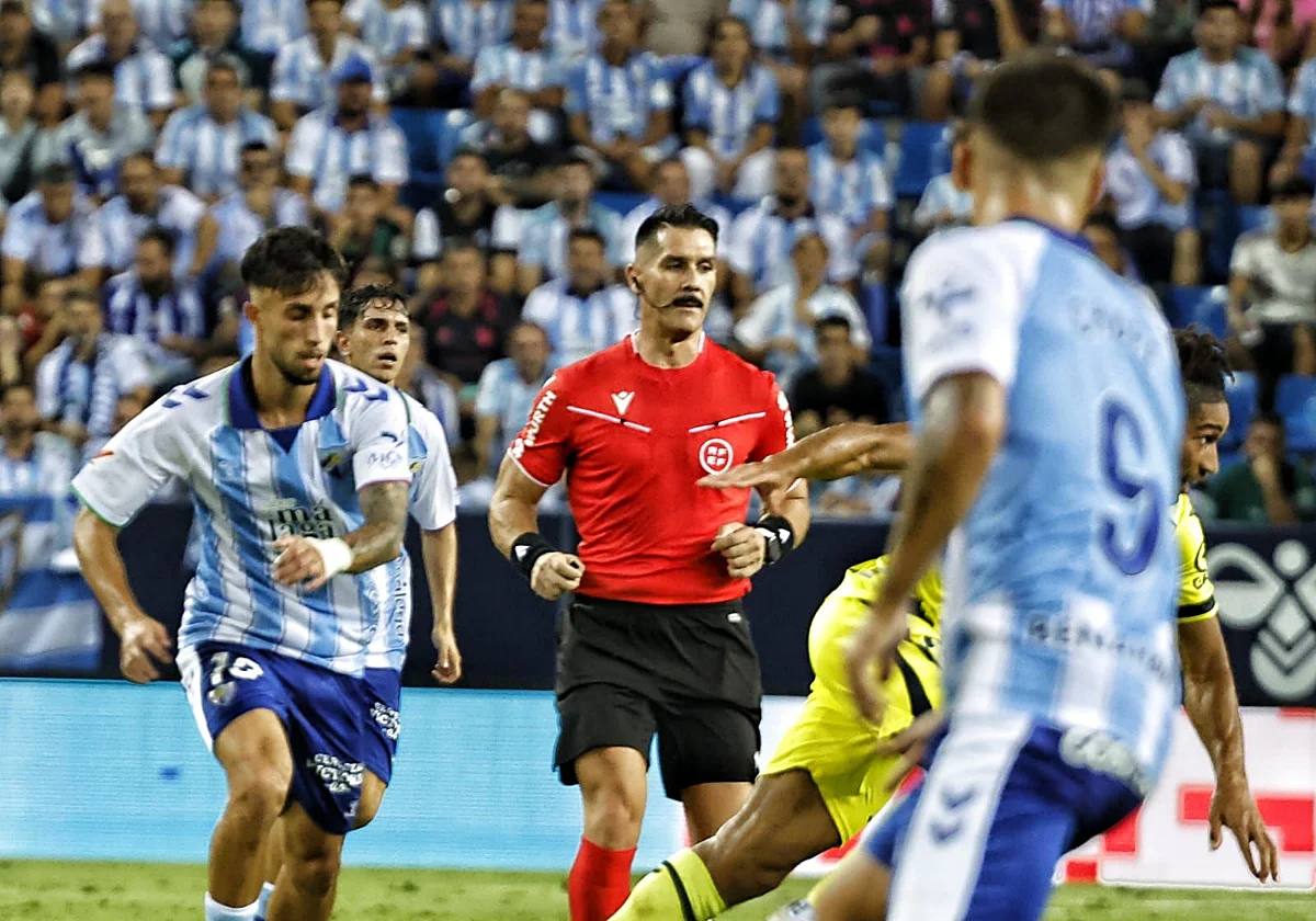 Las jugadas fronterizas no caen a favor del Málaga