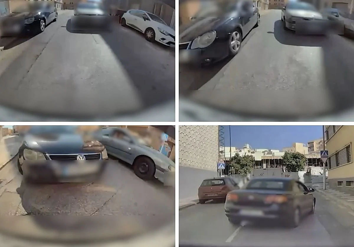A toda velocidad, sobre la acera y a golpes: conducción temeraria en pleno Centro de Málaga