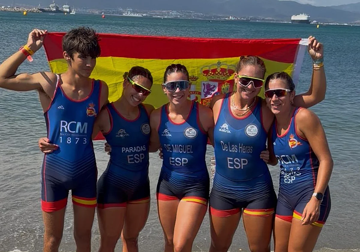 El remo malagueño triunfa en los Campeonatos de Europa de la línea