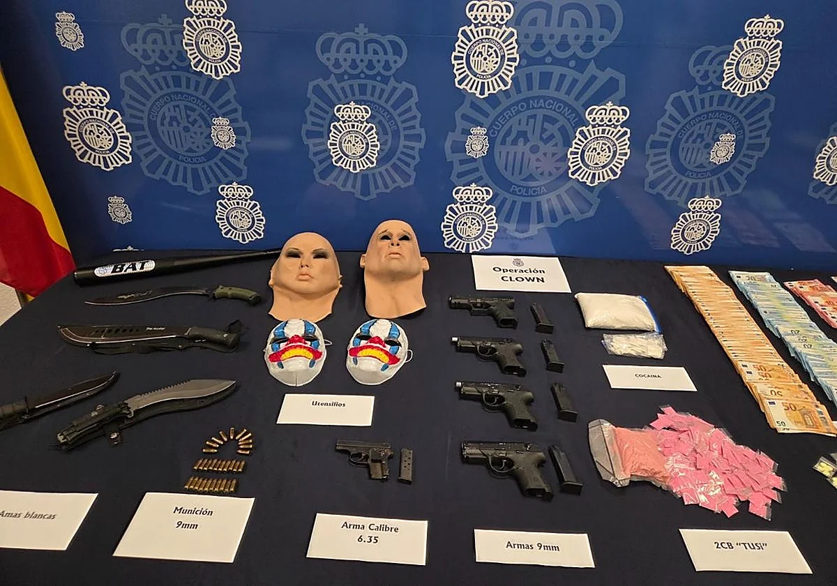 Máscaras, machetes y armas: tres detenidos, dos de ellos menores, por tráfico de drogas sintéticas en Marbella