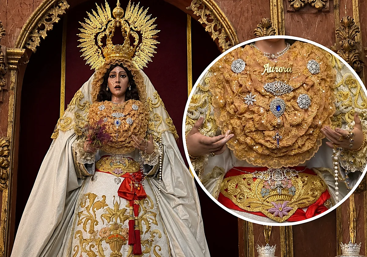 Roban joyas valoradas en unos 4.000 euros a la Virgen de la Aurora de Cañete la Real