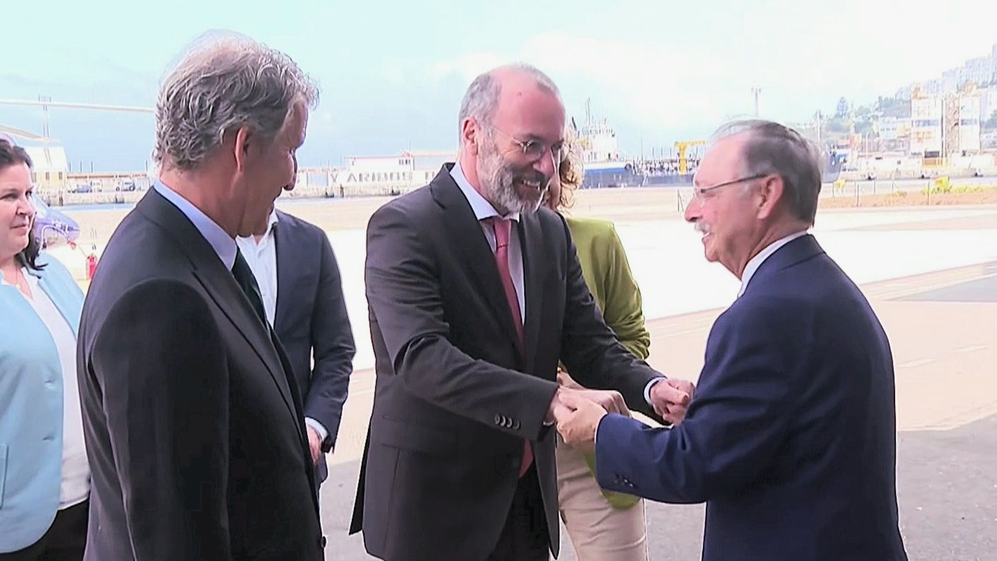 Weber, junto a Feijóo y Vivas, en Ceuta: "Sánchez no defendió una frontera europea atacada y se ha quedado solo en la UE"