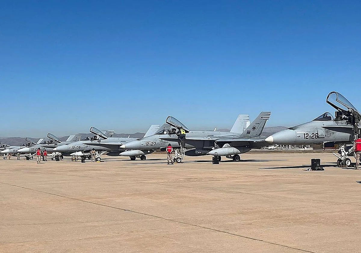 ¿Ha escuchado los cazas? El ejercicio 'Eagle Eye' ha comenzado en la Base Aérea de Málaga