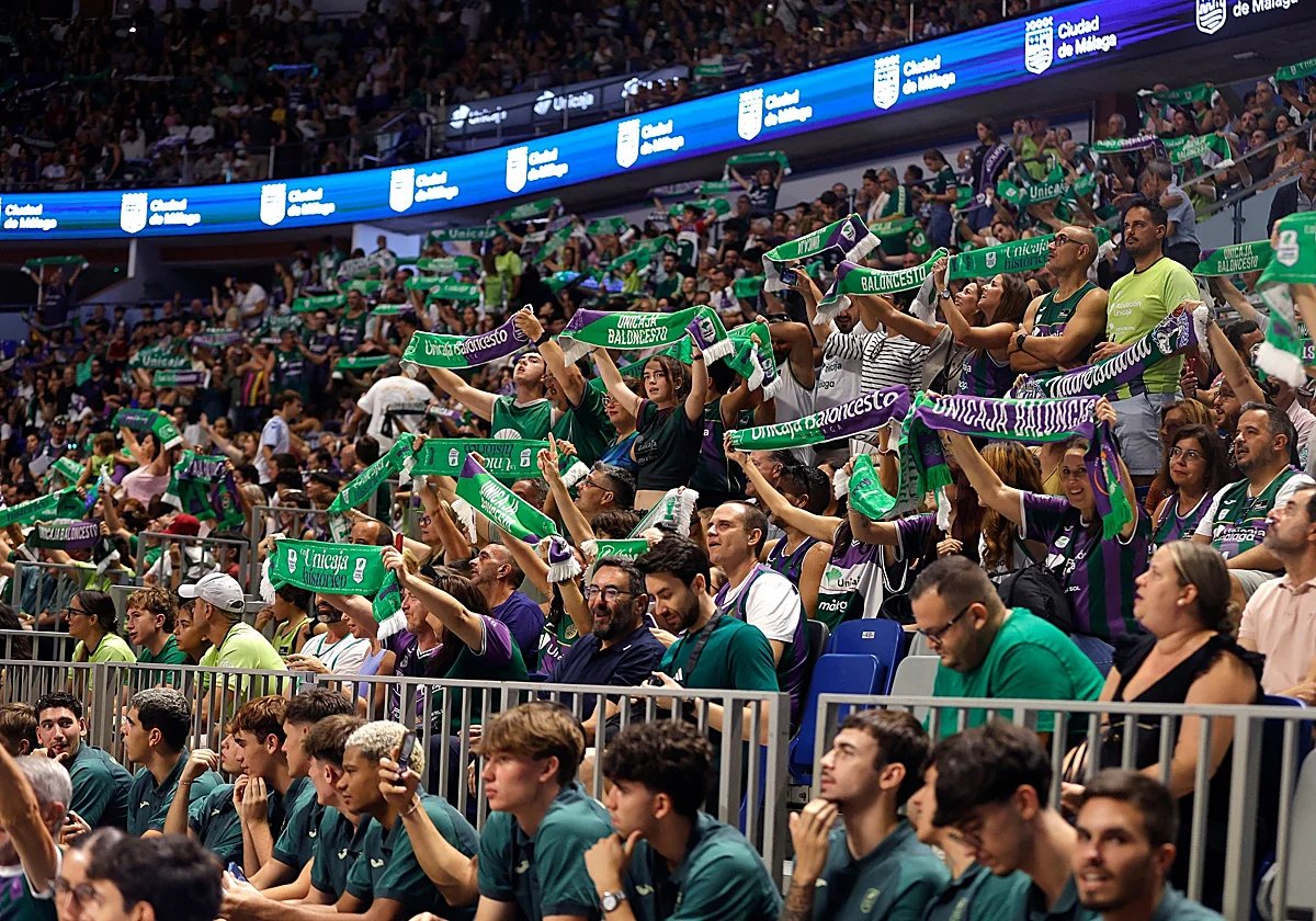 El Unicaja iguala su techo de abonados, 9.265, con el 97% de renovaciones