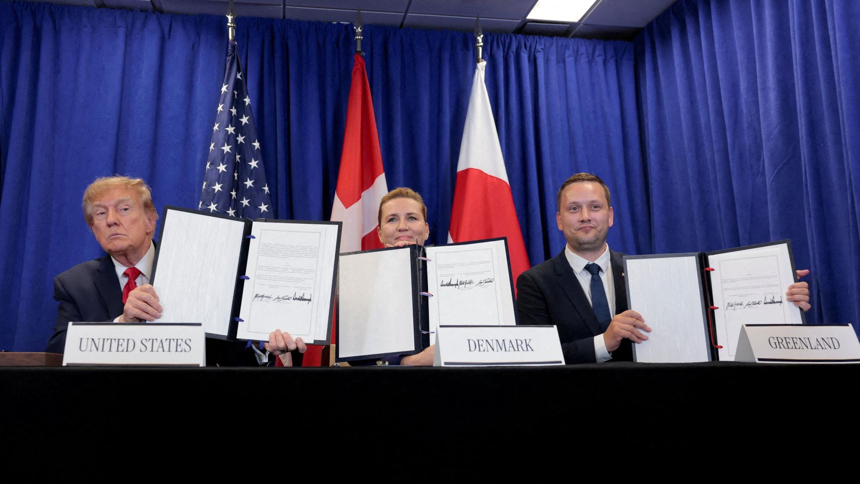 Dinamarca y Groenlandia firman con EEUU el nuevo acuerdo de defensa para la isla y ponen fin a la presión de Trump