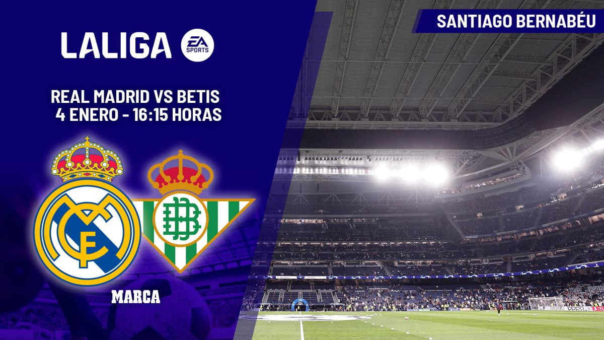 Alineaciones probables del Real Madrid-Betis