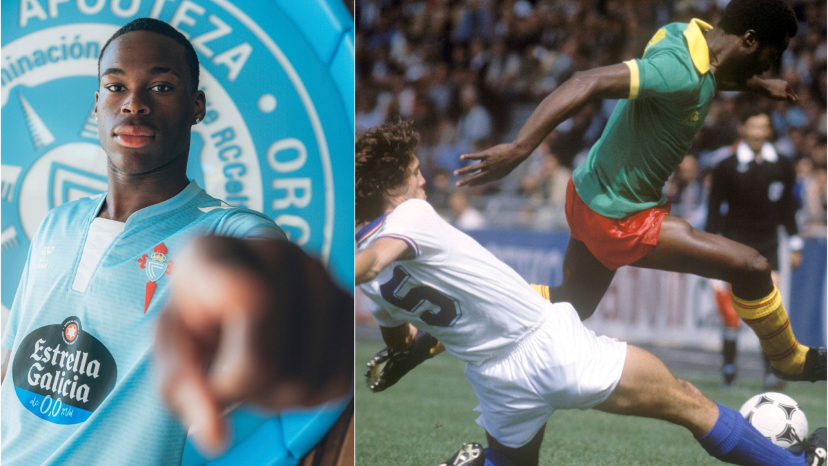 El hijo del mítico Roger Milla juega en Segunda con el filial del Celta
