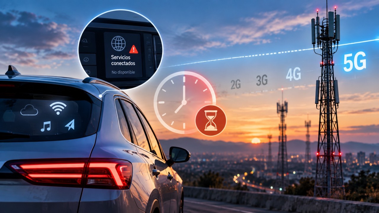Tu coche conectado puede tener fecha de caducidad y el problema no está en el coche: está en las redes móviles