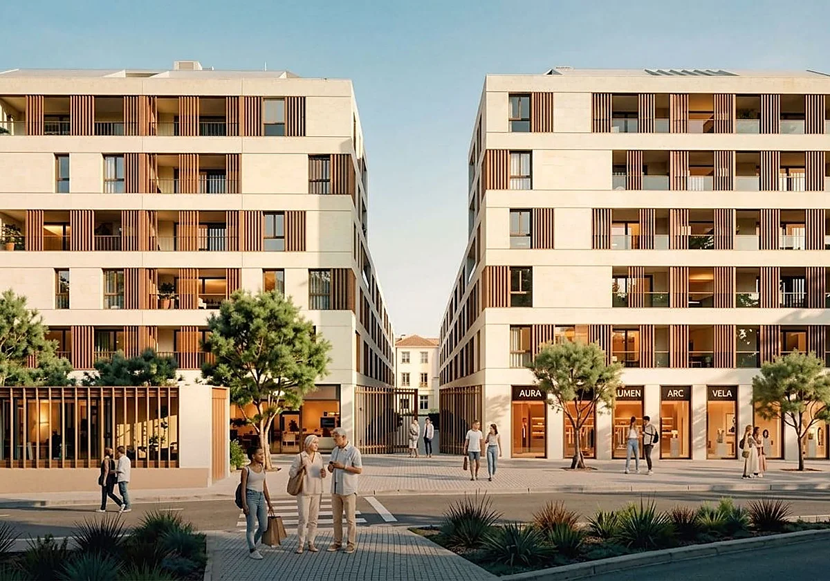 El proyecto de pisos de Callejones del Perchel incluirá medio centenar de apartamentos turísticos