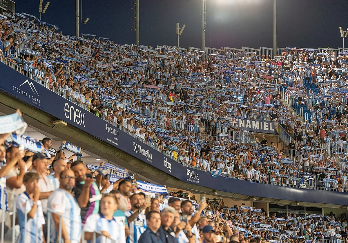 La Rosaleda, el segundo estadio con más ocupación en Primera División