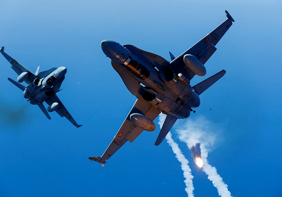 Activados dos aviones de combate españoles por una alerta en el espacio aéreo de Rumanía