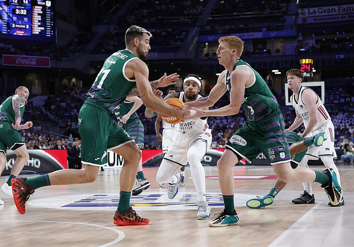 Un gran Unicaja roza el triunfo ante el Madrid (89-87)