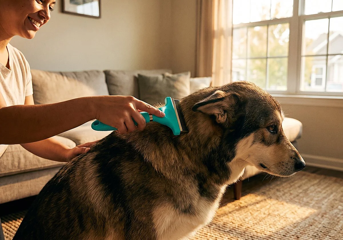 Reduce la muda de tu perro y la limpieza del hogar con estos cepillos deslanadores para perros