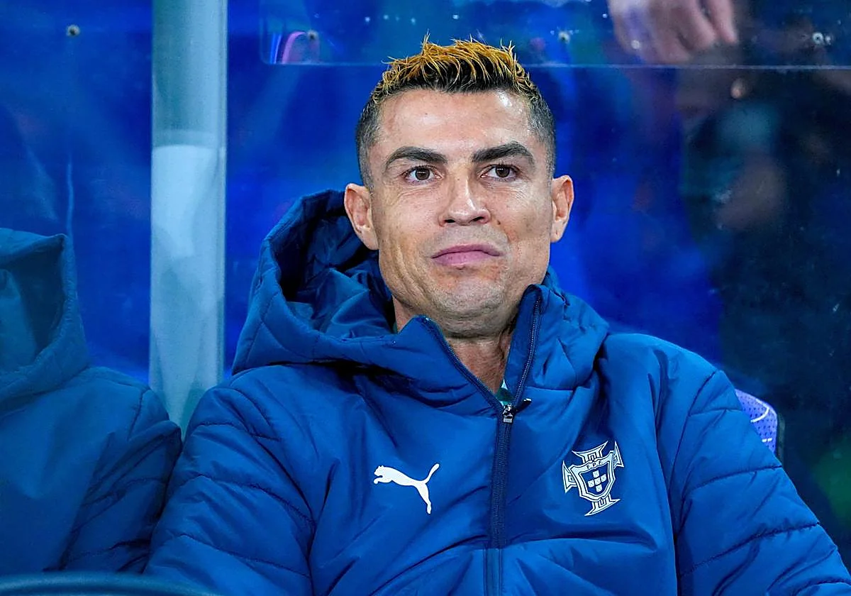 La nueva realidad de Cristiano Ronaldo: sin minutos por primera vez con Portugal en partido oficial 18 años después