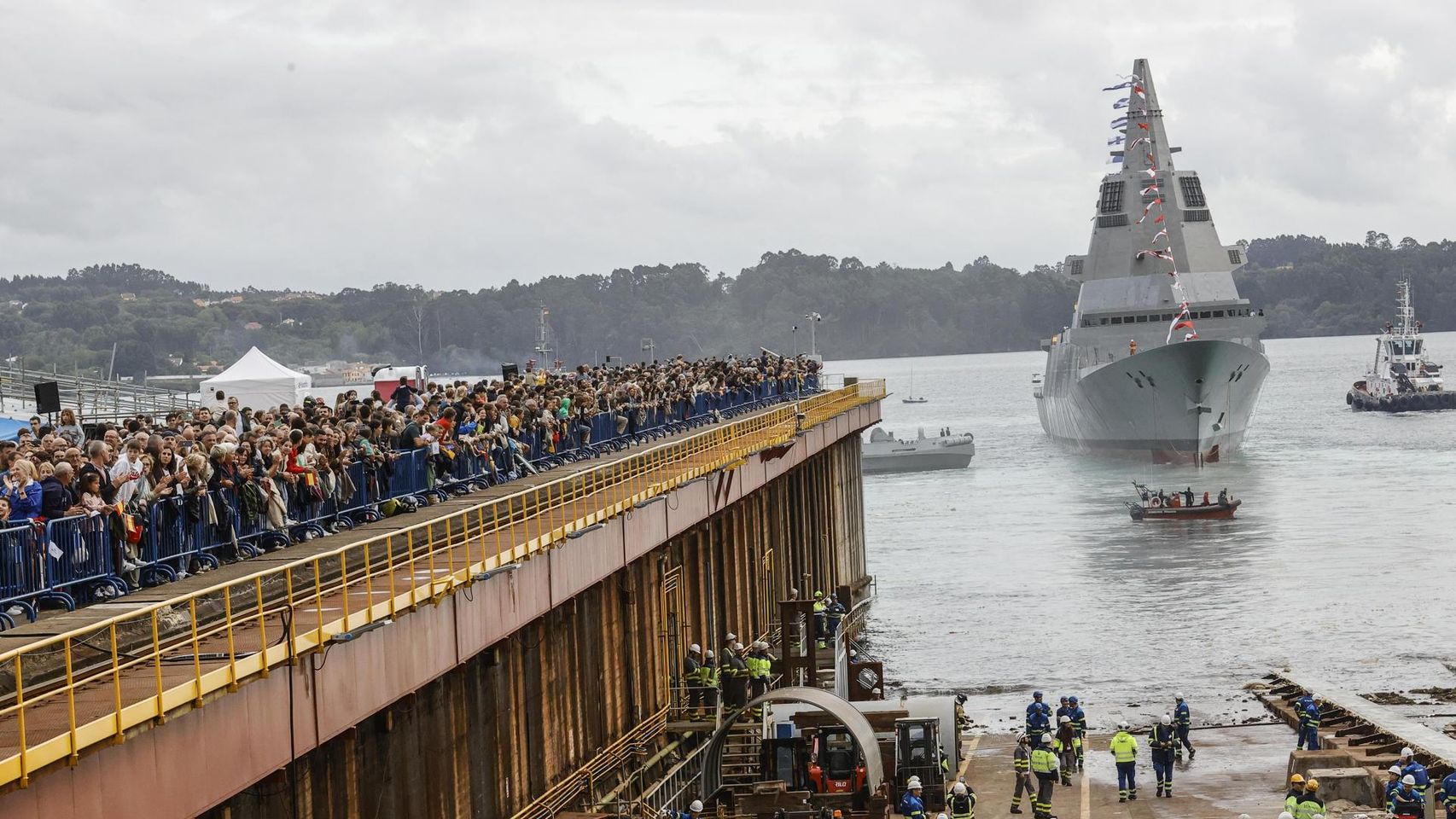 Navantia se adelanta al calendario y botará la fragata F-112 'Roger de Lauria' el 27 de octubre en Ferrol