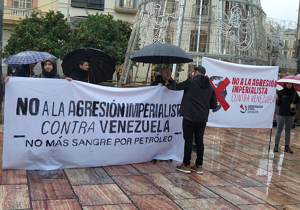 La concentración contra el ataque a Venezuela se atrasa al miércoles por la lluvia