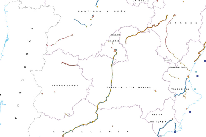 El mapa oficial de ADIF con todas las obras en infraestructura ferroviaria que tenemos ahora mismo en España