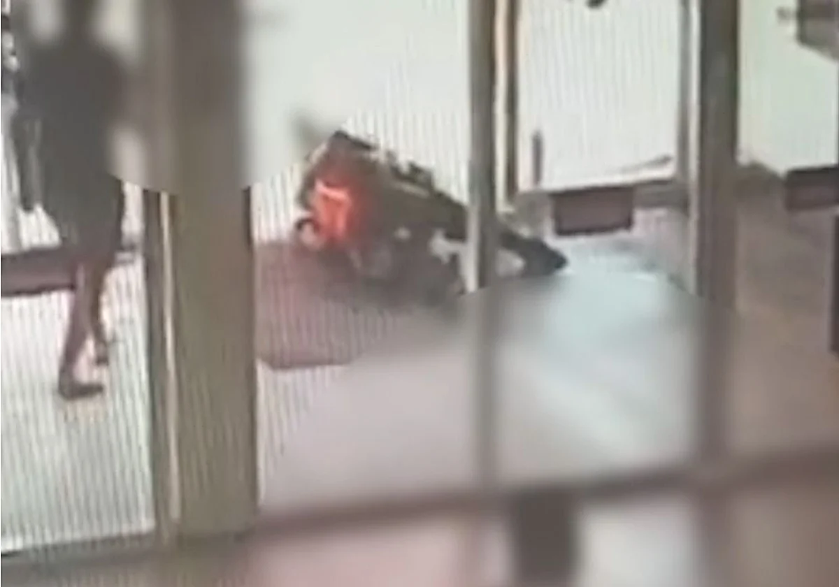 Placaje para detener a un ladrón en un centro comercial de Málaga: las imágenes