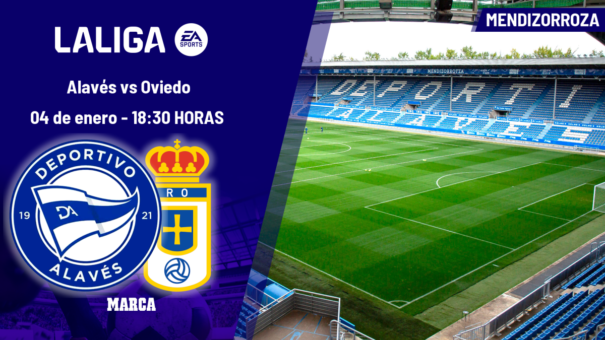 Alavés - Oviedo: horario, dónde ver hoy en TV y canal del partido de LaLiga EA Sports hoy