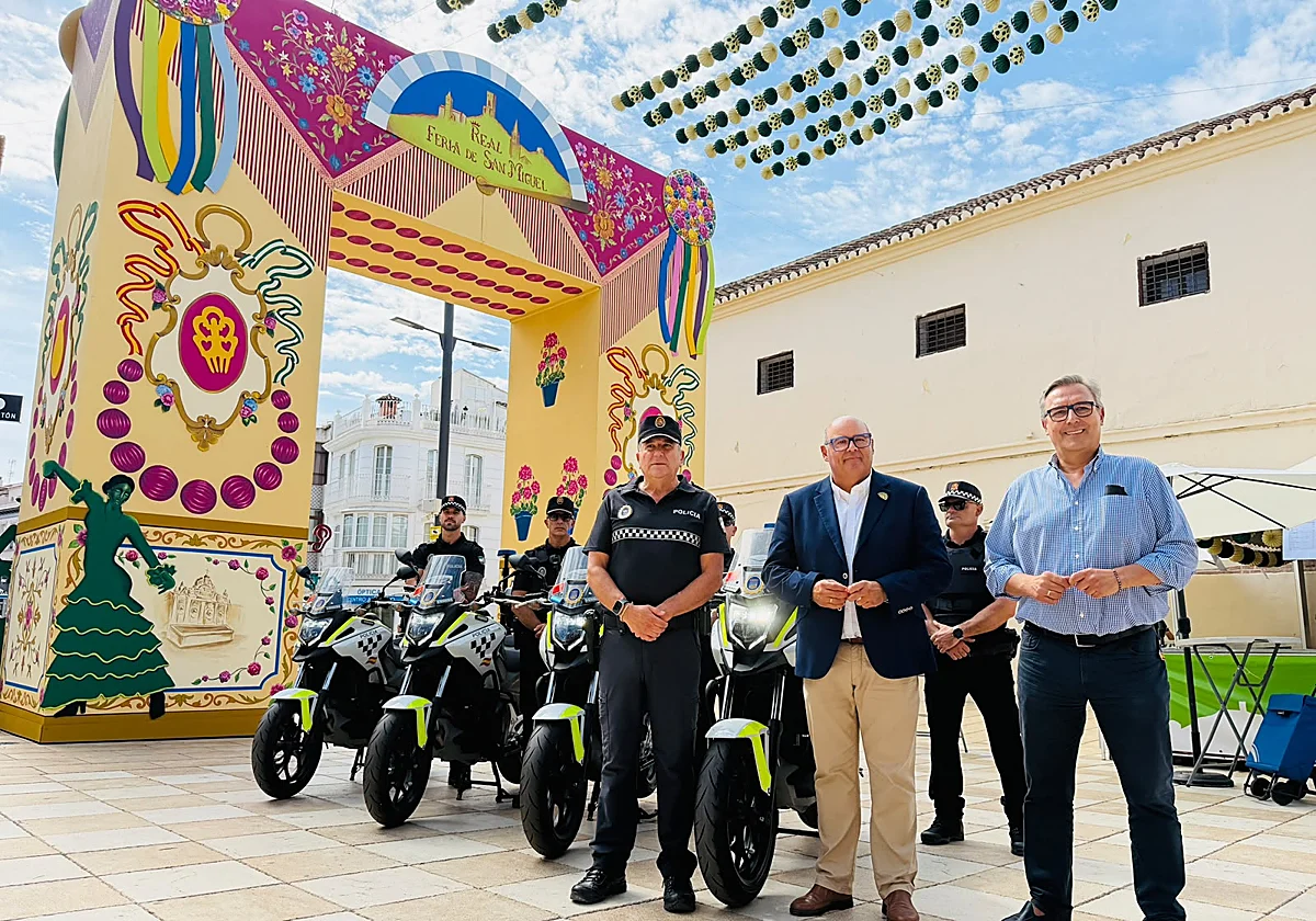 Vélez-Málaga incorpora cuatro motocicletas para mejorar la respuesta de la Policía Local