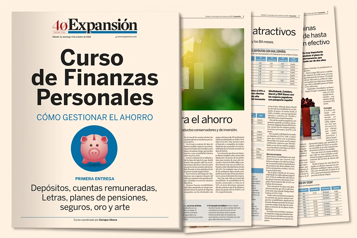 Curso de Finanzas Personales, gratis con Expansión