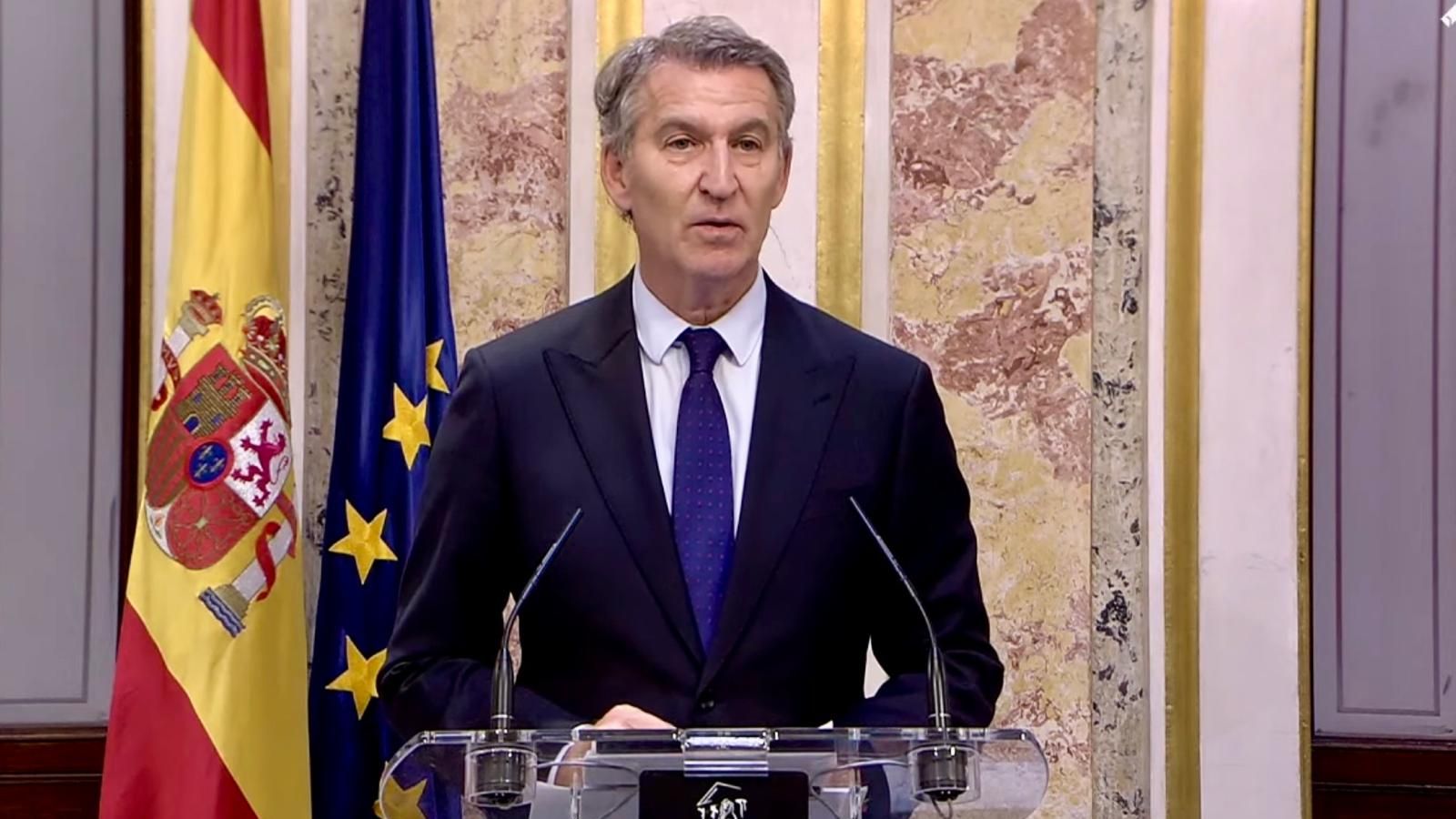 Feijóo pide elecciones y culpa al Gobierno del fracaso de los decretos: "No eran para salvar a Maricarmen, sino a Sánchez"