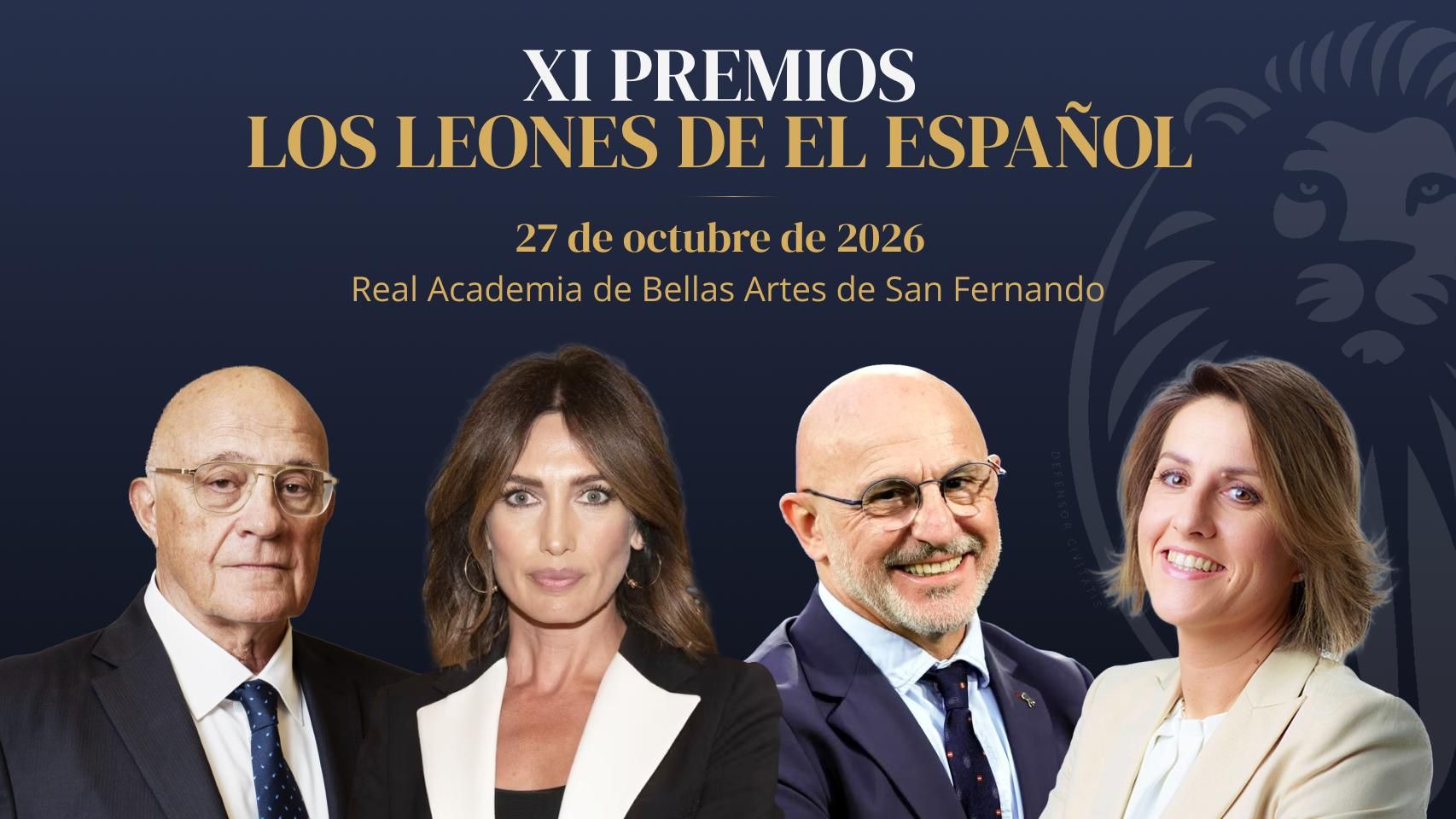 Josep Oliu, Luis de la Fuente, la Fundación Atresmedia y Nieves Álvarez, premios Leones de El Español 2026 en su XI edición