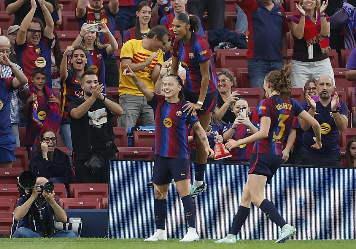 El Barça arrolla y Claudia Pina aniquila al Real Madrid