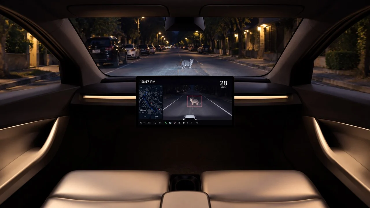 Tesla amplía una hora sus robotaxis en Austin: Elon Musk explica el problema de los gatitos grises de noche
