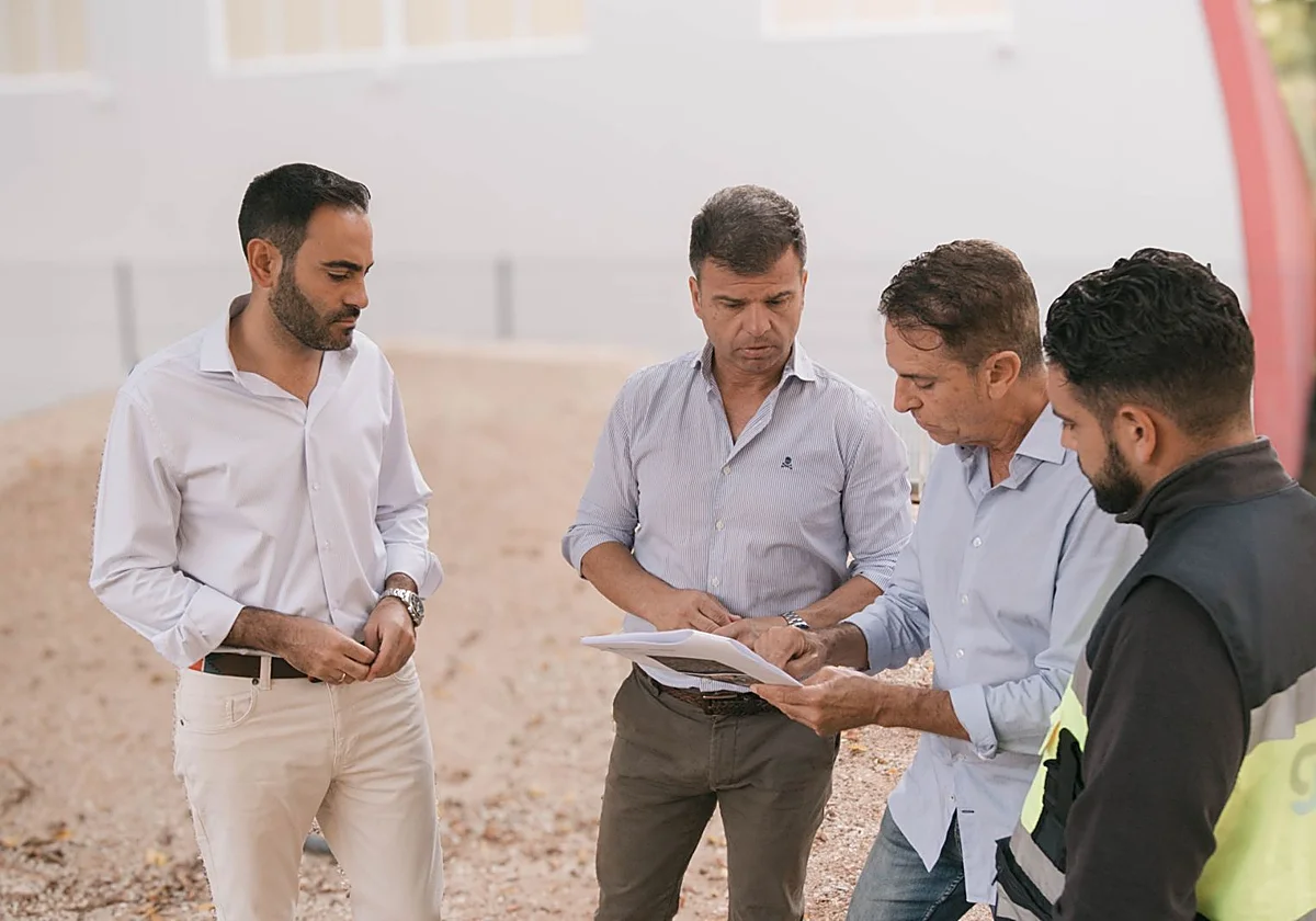 Las obras de la nueva pista de Marbella para deportes sobre ruedas alcanzan un 40% de ejecución