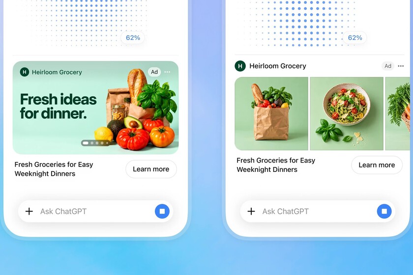 OpenAI llevará los anuncios un paso más allá en ChatGPT: empezará a probarlos mientras generamos imágenes