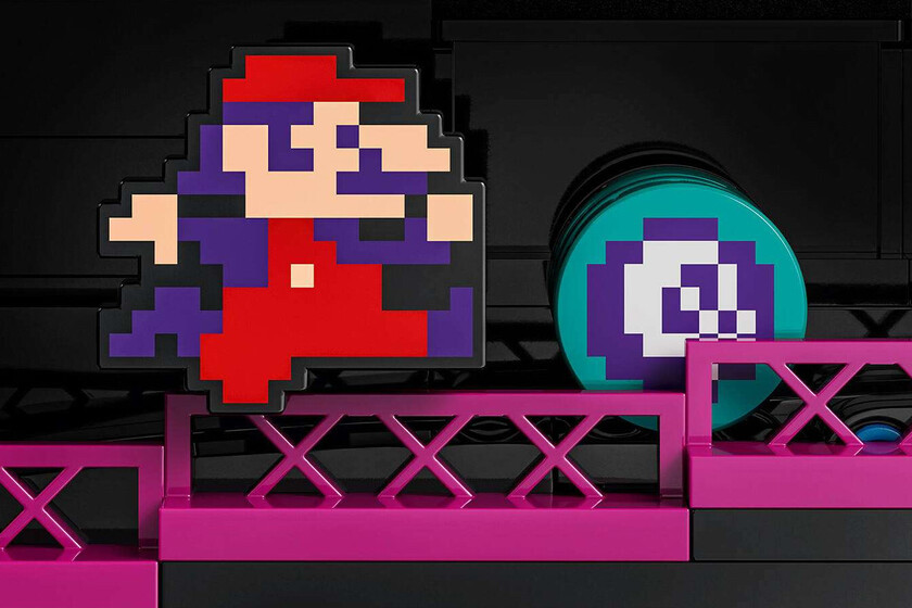 Este Lego casi a precio mínimo recrea la máquina arcade de Jumpman, el personaje que dio origen al Super Mario de Nintendo