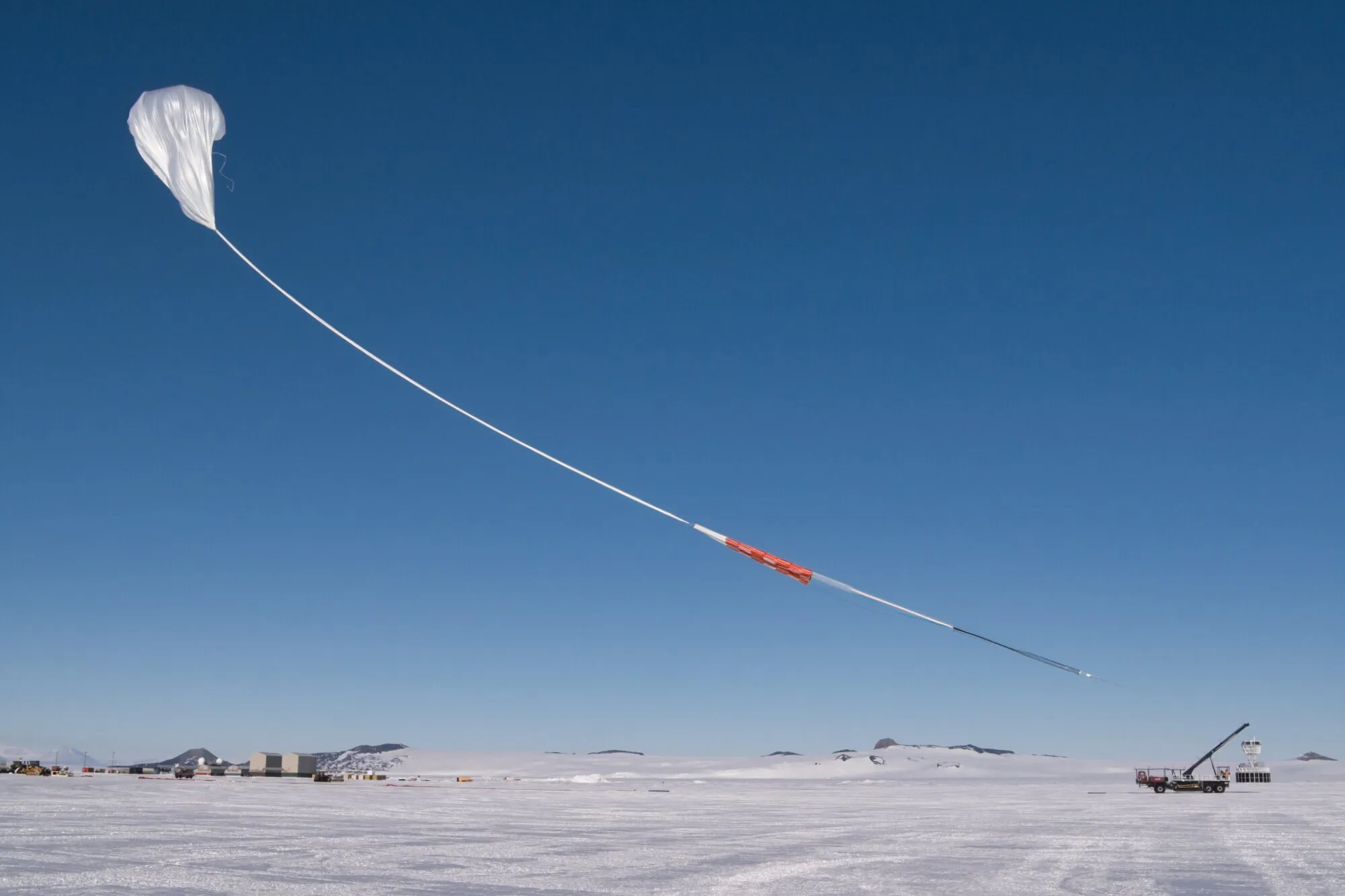 Scientific Balloon Begins Antarctic Ascent