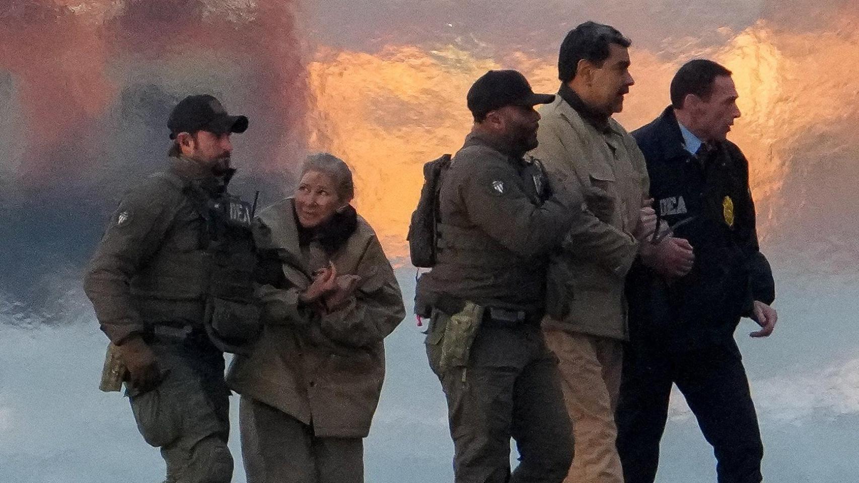 Maduro y su esposa Cilia Flores, acusados de narcoterrorismo, comparecen ante el tribunal federal de Nueva York