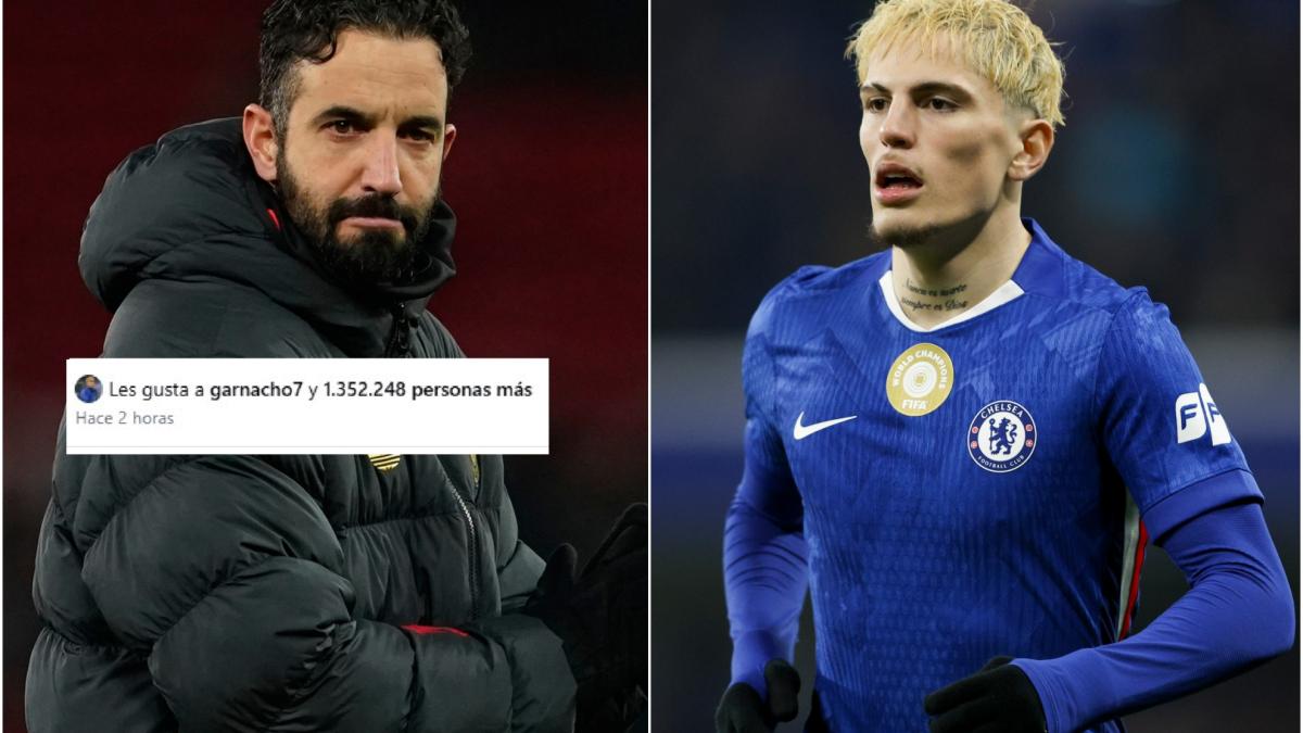 Garnacho se la tenía guardada a Amorim