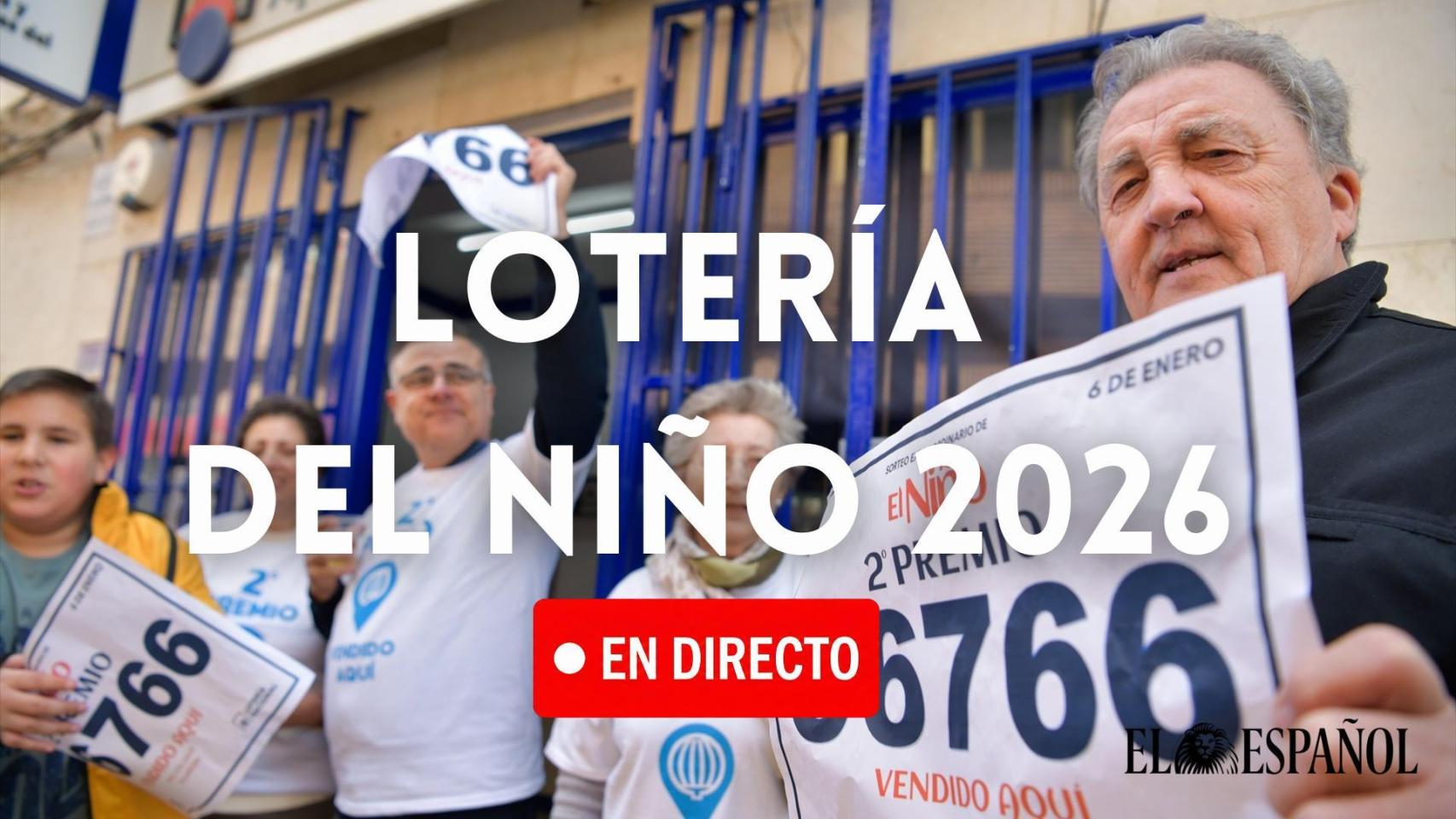 comprobar Lotería del Niño 2026 hoy, en directo | El primer premio del sorteo ganará 160.000 euros después de impuestos
