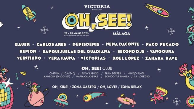 Abono general individual de 2 días para Oh, See! Málaga por 36.95 euros o abono vip por 53.95 euros