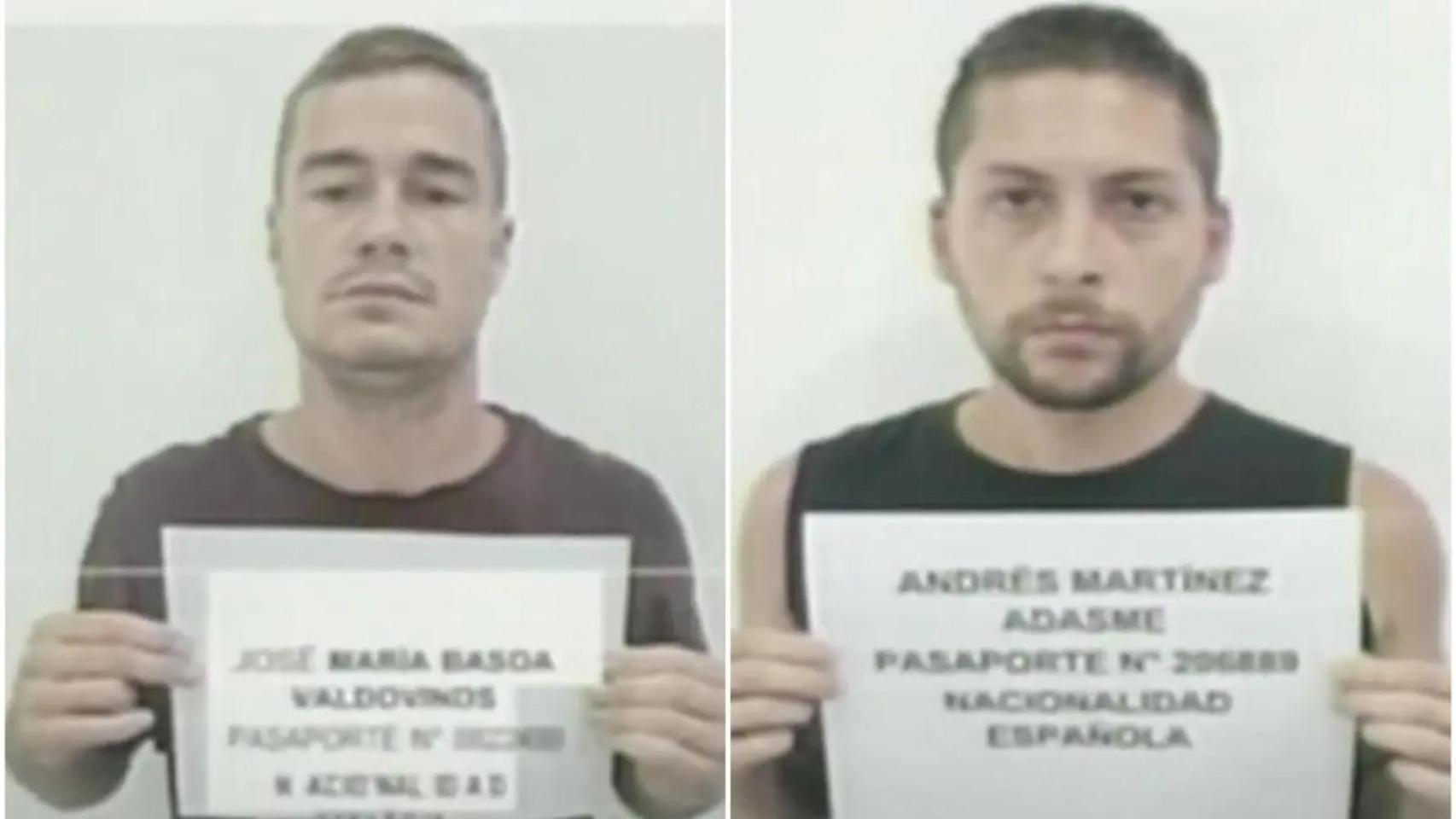 José María Basoa y Andrés Adasme, españoles liberados en Venezuela, fueron acusados de querer atentar contra Maduro
