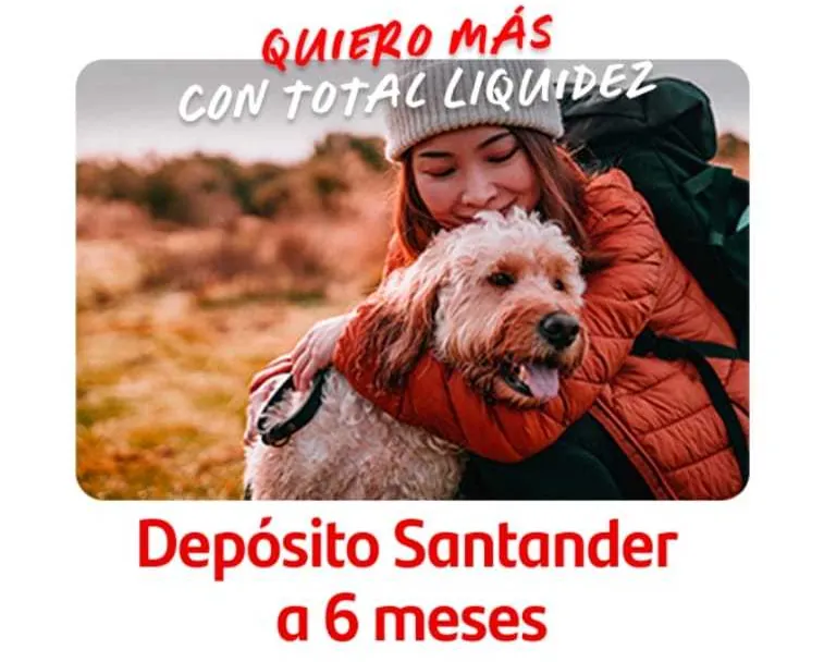 Santander reactiva su oferta de depósitos con tipos del 2%