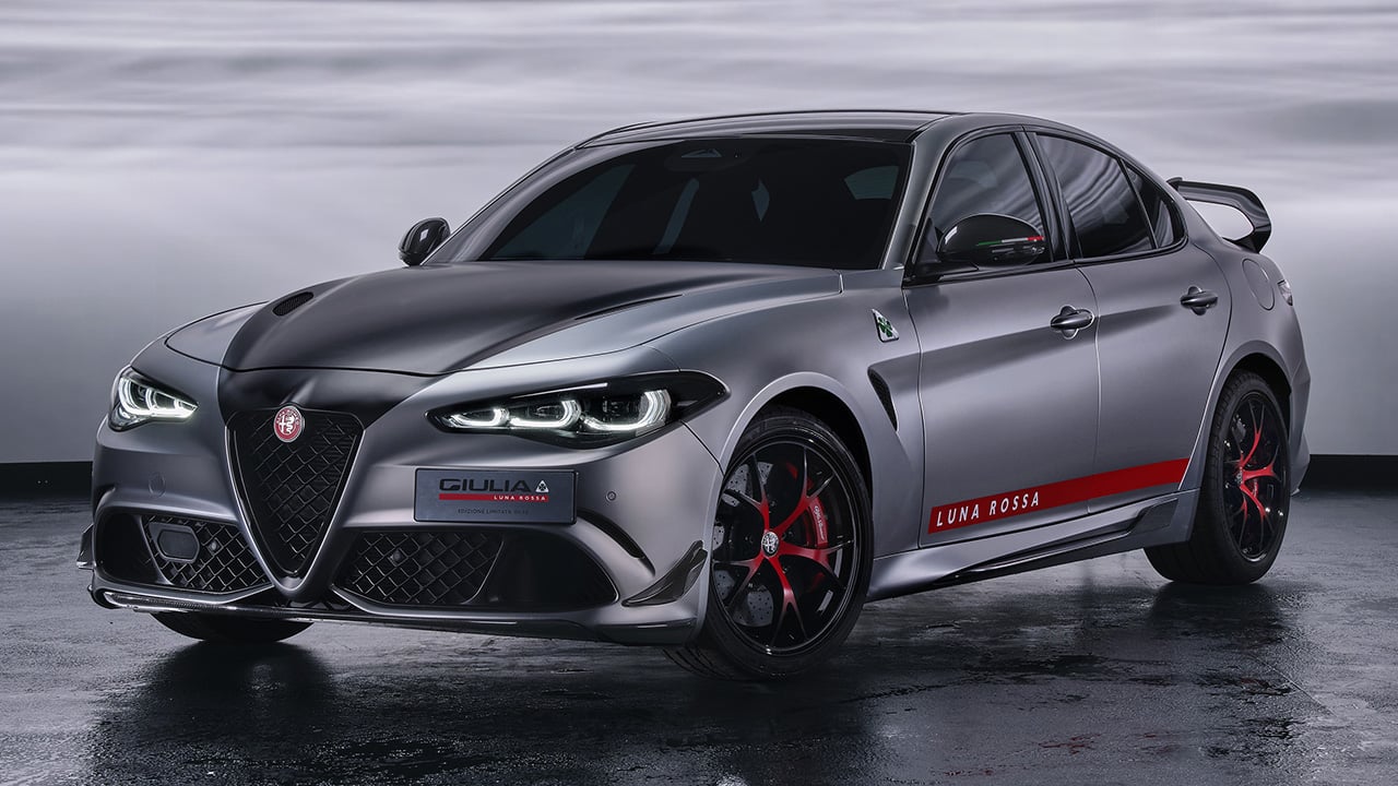 El Alfa Romeo Giulia Quadrifoglio más extremo de todos los tiempos se llama Luna Rossa y solo habrá 10 unidades