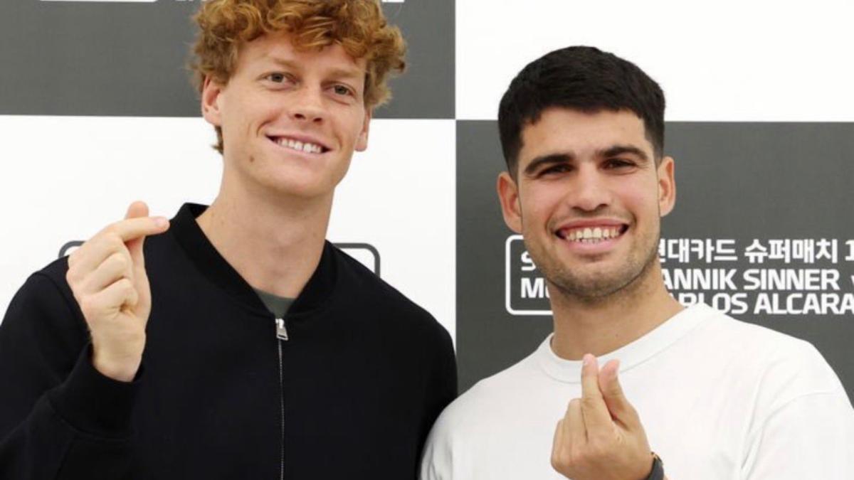 Alcaraz y Sinner se apuntan a jugar un dobles juntos: "Puede que sea este año, va a ser una sorpresa"