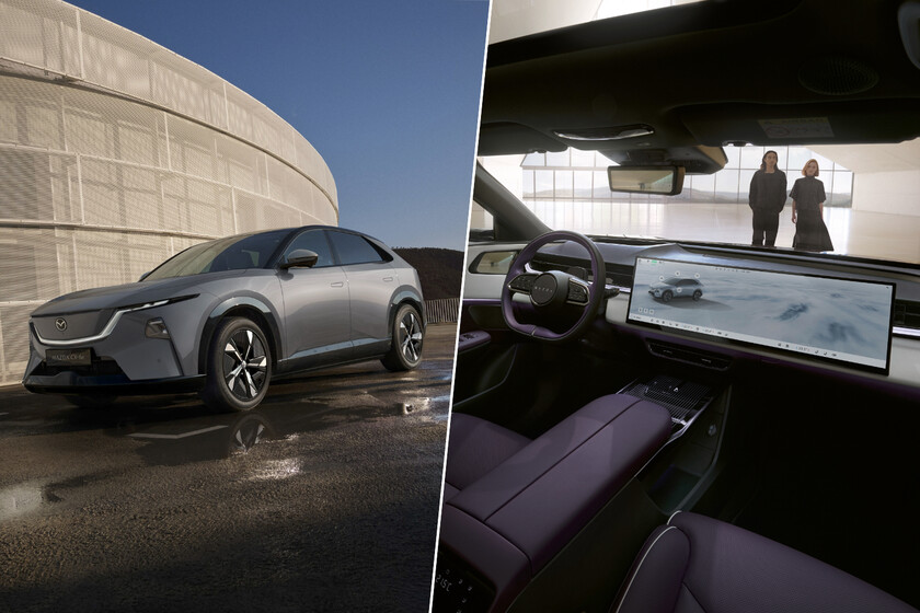 Hubo un día que Mazda defendía las pantallas pequeñas que no distraían. El nuevo Mazda CX-6e llega con una de 26 pulgadas