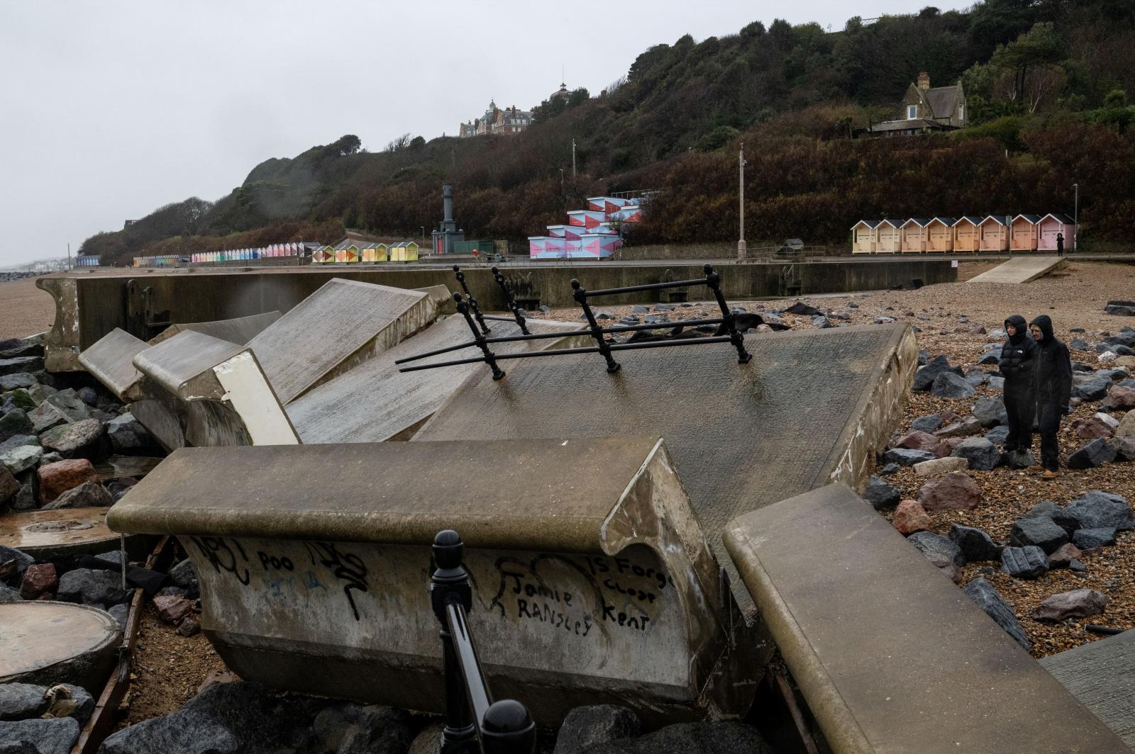 La tormenta Goretti arrasa Reino Unido