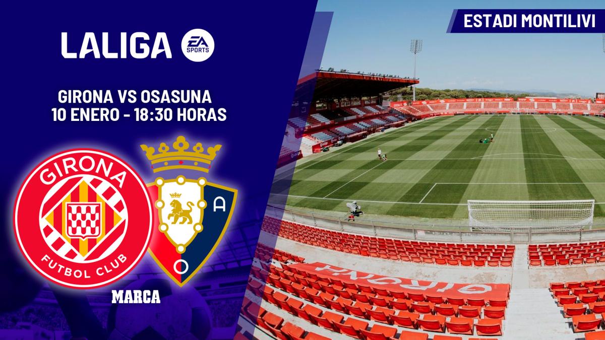 Girona - Osasuna | A una victoria del "aprobado raspado": previa, posibles once y pronóstico