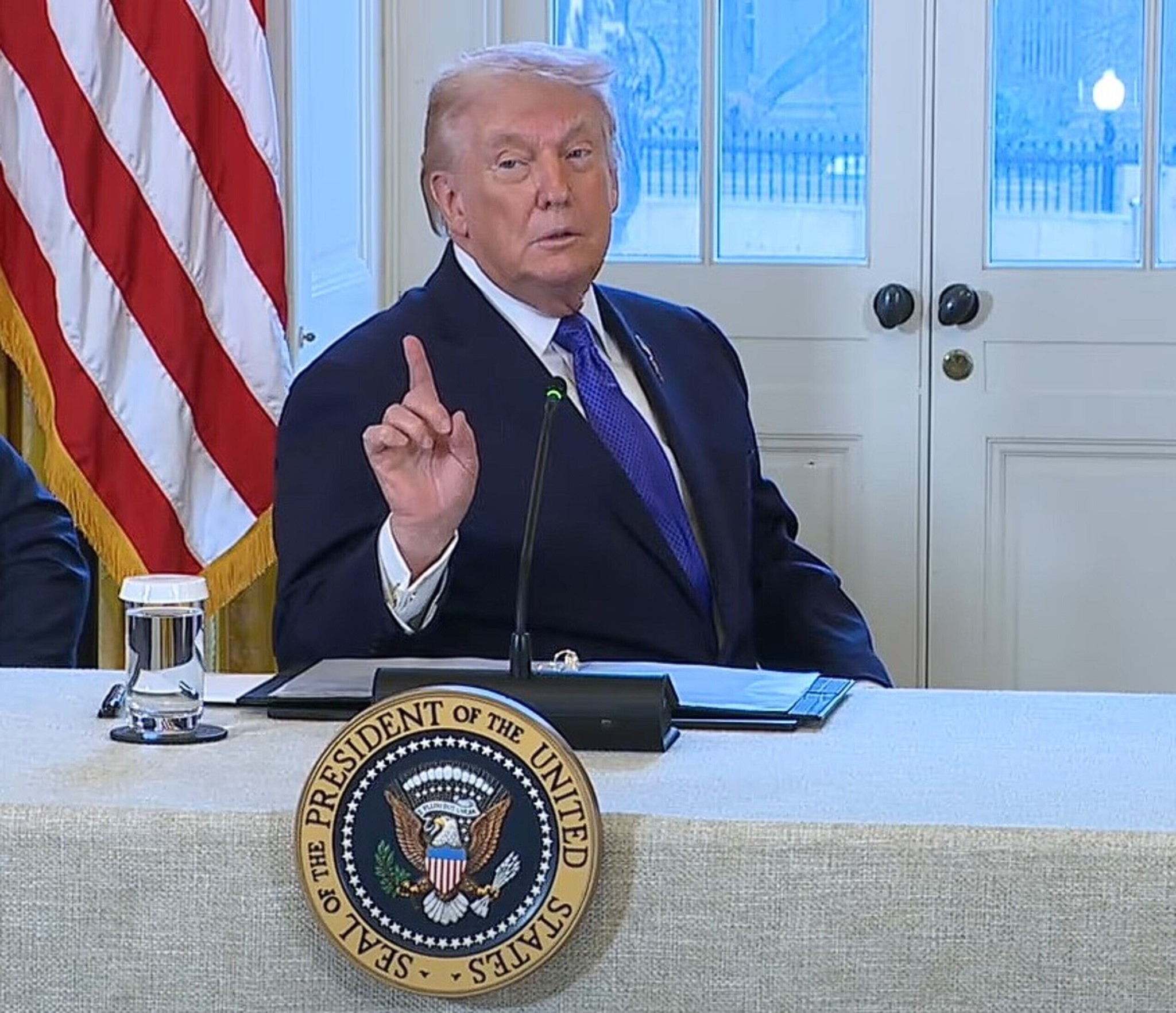 La reunión de Trump con las petroleras, en imágenes