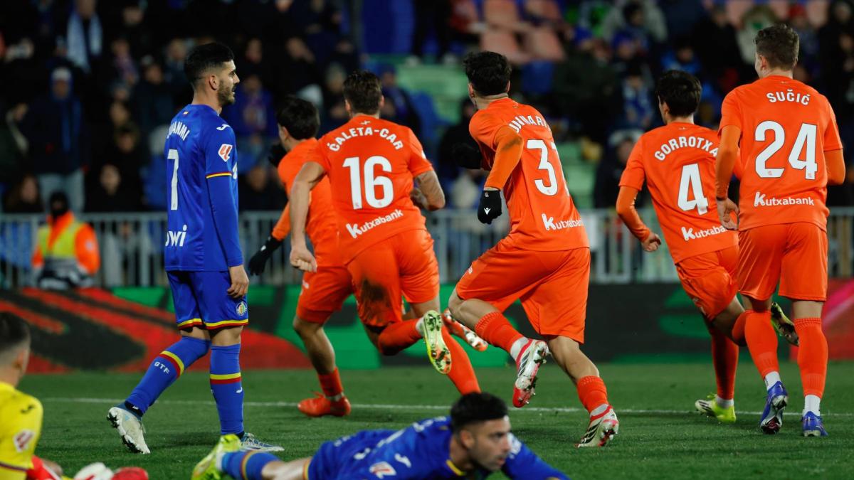 Golpe anímico a un Getafe bajo mínimos