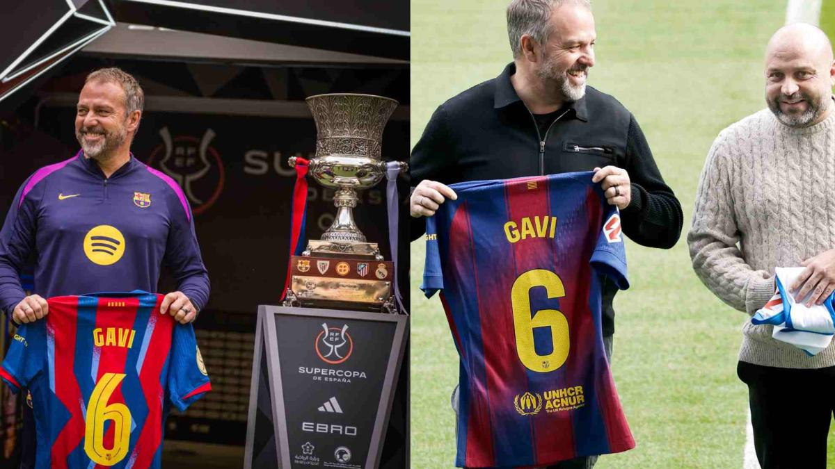 Gavi 'estuvo' en el derbi y está en la final de la Supercopa de España