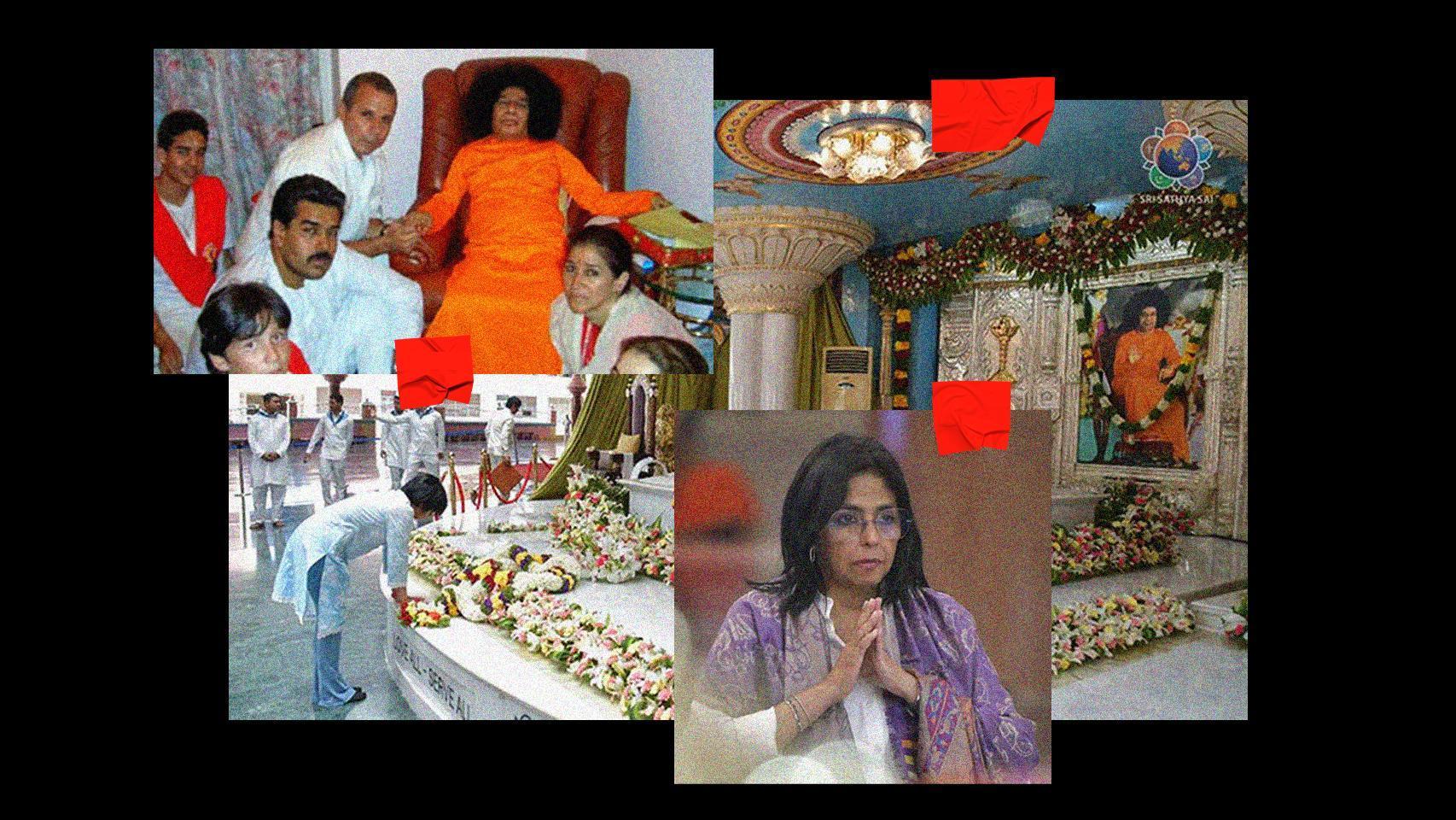 Sai Baba, el gurú hindú de Delcy al que Maduro pidió gobernar, convertido en 'santo' chavista: "Le reza para tomar decisiones"