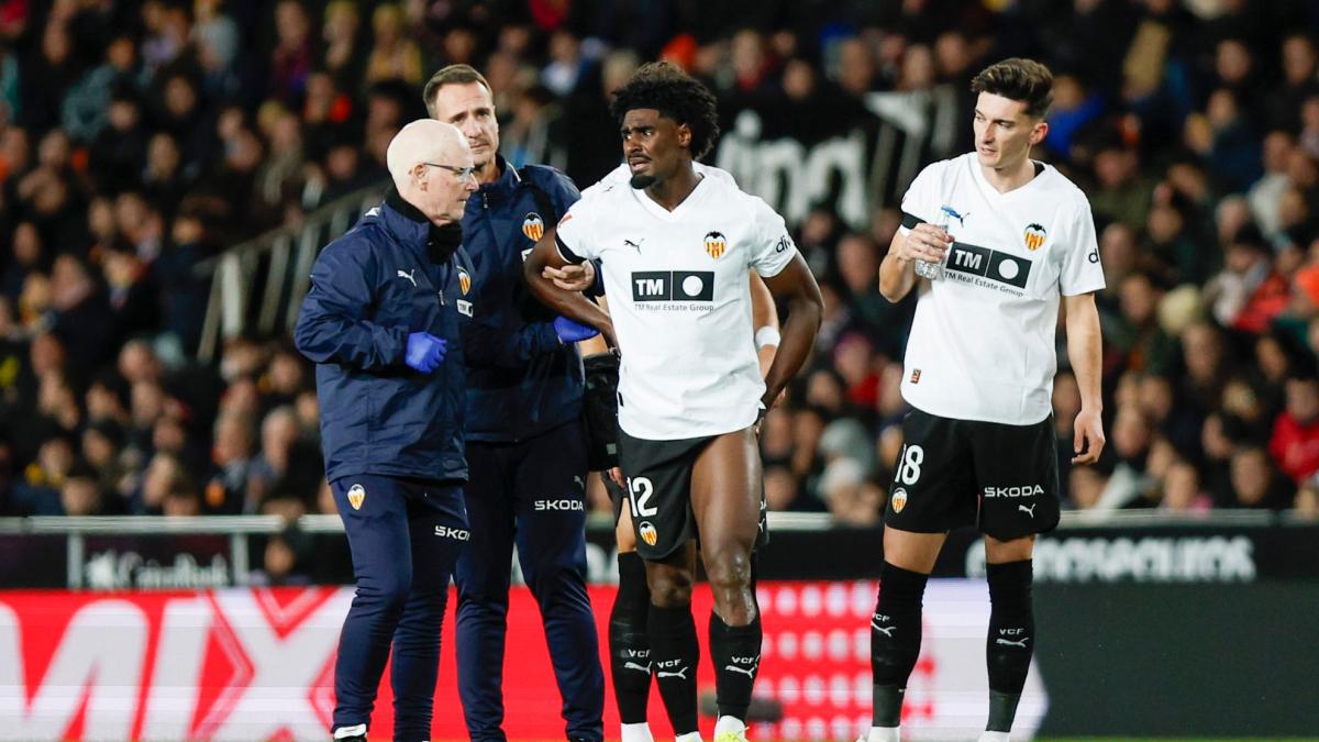 Thierry Rendall se rompe: sufre una lesión en el isquiotibial